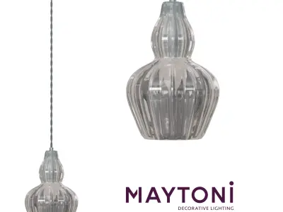 Pendant Lamp Eustoma MOD238-PL-01-B Maytoni Modern Free 3D model