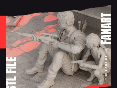FANART THE LAST OF US- ROOM 3D print model
