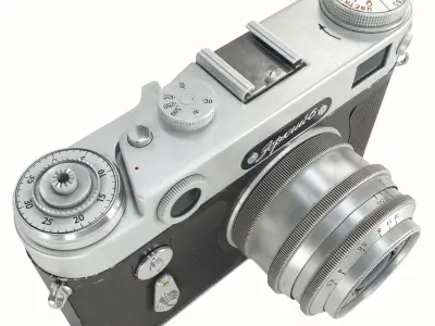 Film camera Zorki-6 3D model