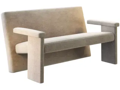 Agetti Sofa by La Cividina 3D model