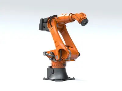 Robotic Arm Kuka Fortech Ultra 3D model