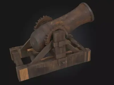 Mortar Display  Timeless Strength on Showcase 3D model