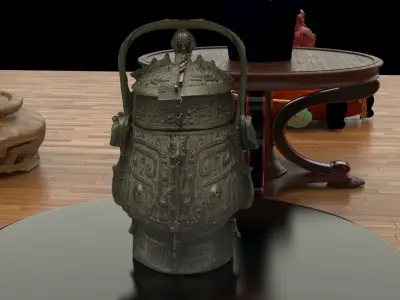 Chinese display stand   3D model