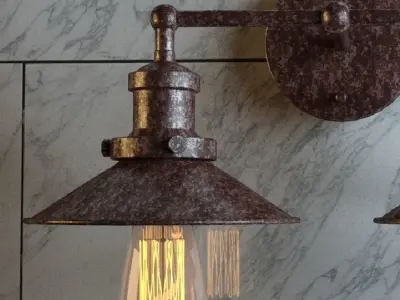  Sconce 9 Loft Design 3D model