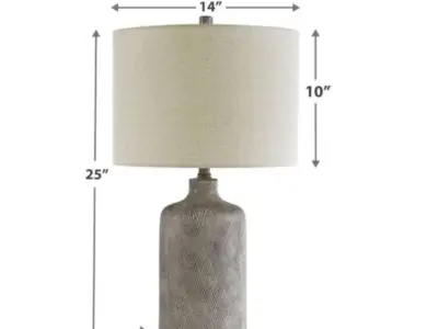 Antique Black Table Lamp 3D model