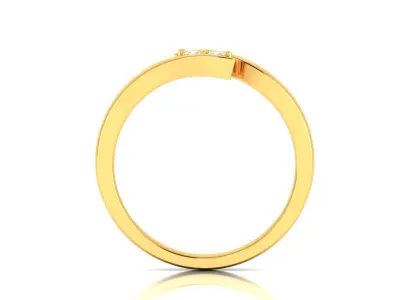 Women Engagement Wedding Ring 3D print model get
