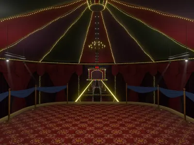 Squid Game Glass Bridge Map 3D model