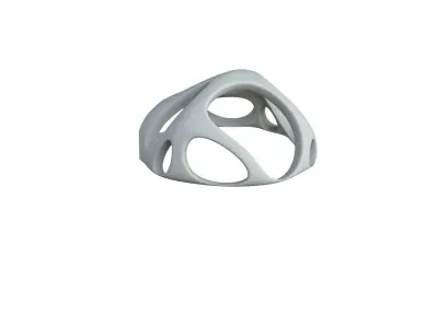 SciFi Cube Object No 47987 Low Poly Shape Low-poly 3D model