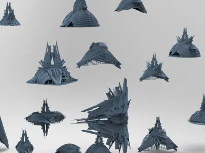 Scf fi Queens theatre dome collection  3D model