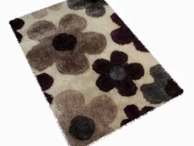 Carpet Espina Shaggy 3D model