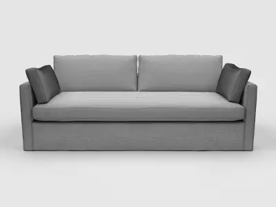 Sylvie Slipcover Bench Cushion Sofa by Robin Bruce 3D model