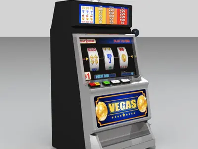 Slot machine 3D model