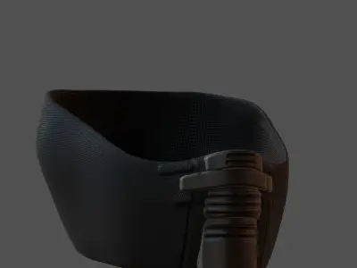 Gas mask helmet 3d model scifi Low-poly  Low-poly 3D model 146