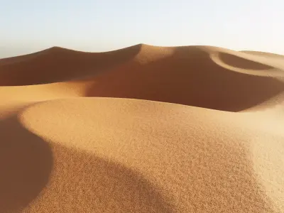Desert Dunes V1 - Sand Landscape Terrain 3D model