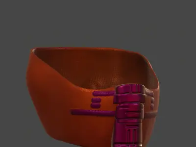 Gas mask helmet 3d model scifi Low-poly  Low-poly 3D model 295