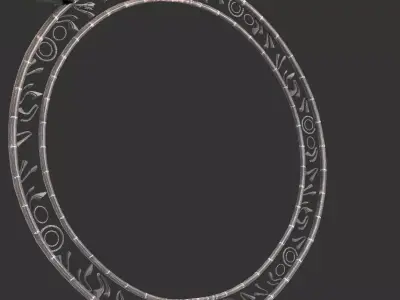 Babylonian Wall design 6  3D model