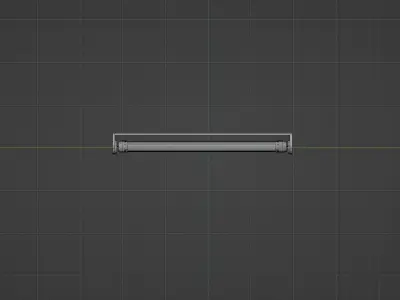 Fluorescent Low-poly 3D model