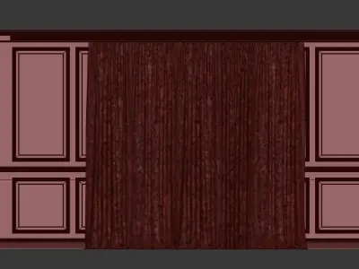 Curtain Set 299 3D model