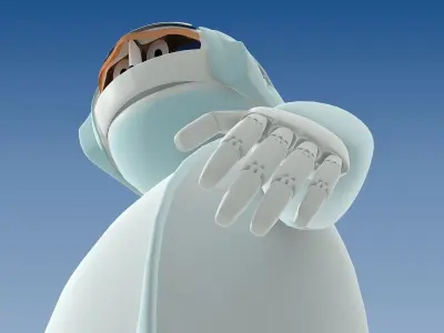 TUT - Pretty Robot 3D model