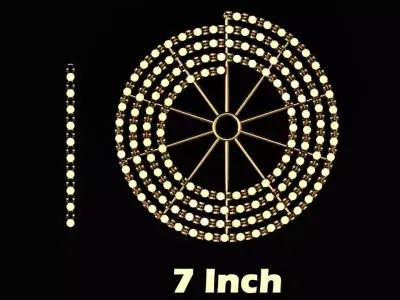 LIGHT WEIGHT 21 INCH CHAIN NECKLACE 3D PRINT MODEL 3D print model