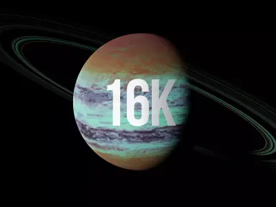 Planet Leviathan 16K Cycles 3D model