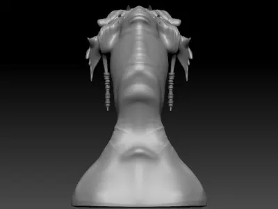 Sebulba dragon head 3D print model