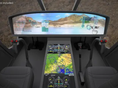  Bell V-280 Vertical Lift Combat Vehicle Flying Black 