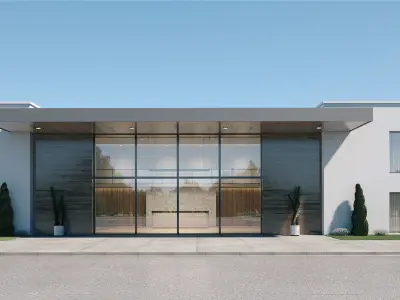 Exterior House Scene 6 - Pool Hotel 3D model