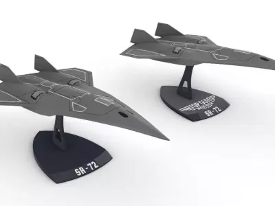 SR-72 Darkstar 3D print model