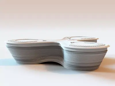 Alif - The Mobility Pavilion building Dubai Expo 2020 3D print model