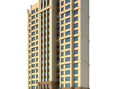 Residential Building  3D model purchase