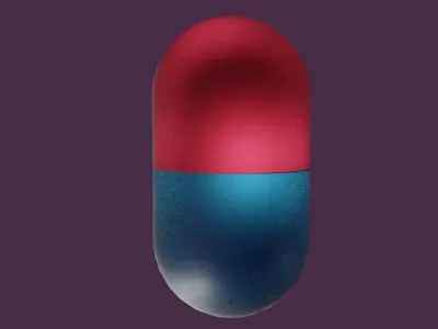 Pills 3D model