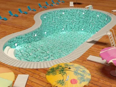 Swimming Pool 3D model