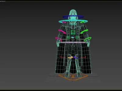 darth vader Low-poly 3D model