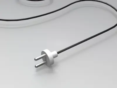 NAVLINGE LED work lamp black Low-poly 3D model