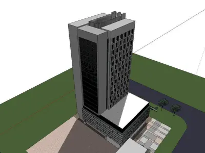 vacation spot-Resort-Fashion Leisure Hotel-0220 3D model