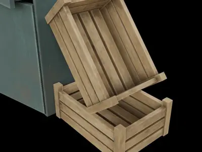 Urban Pack Trash Low-poly 3D model