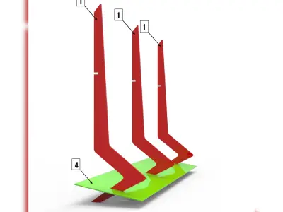Welding Project Plans Drawings Fire Pit 5 DXF PDF 3D model