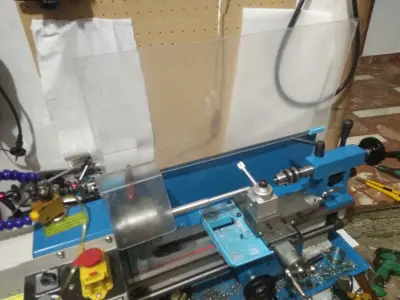 Mini lathe accessory Window to prevent cutting fluid leakage 3D print model