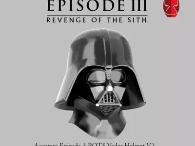 ROTS Darth Vader Helmet STL 3D print model