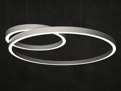 Hanging Lamp RING by Forstlight  3D model