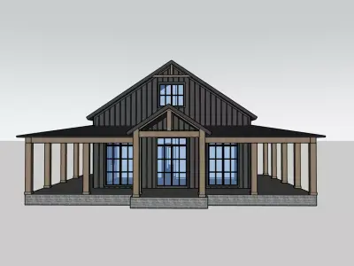 Old Town Creek House 3D Model 3D model