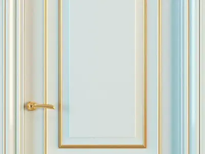 Union Grand GR03 door with panels 3D model