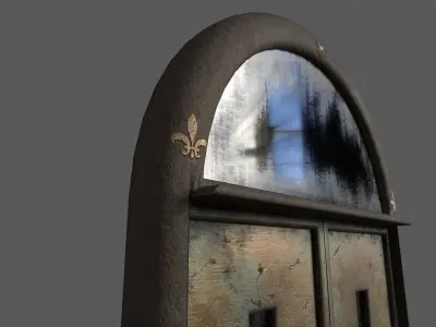 Door Model Low-poly 3D model