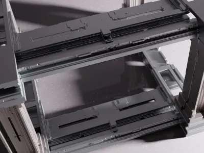 Modern Portico III 3D model