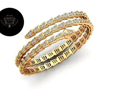 Helix BRACELET 3D print model