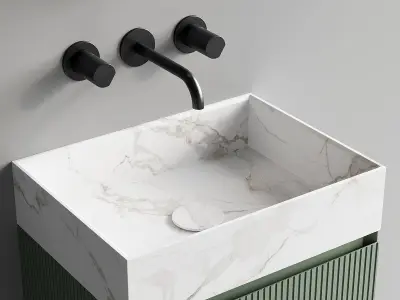 Arbi Arredobagno Code Riga 01 Vanity Unit Set 1 3D model