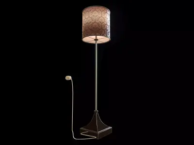 Vintage Standing Lamp 3D model