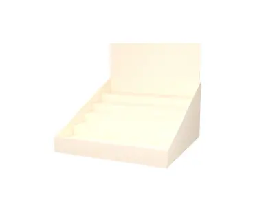 Product Display Stand Cardboard v2 003 Low-poly 3D model