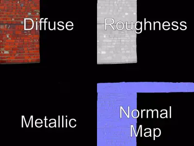 Red Brick Wall model pack Texture get